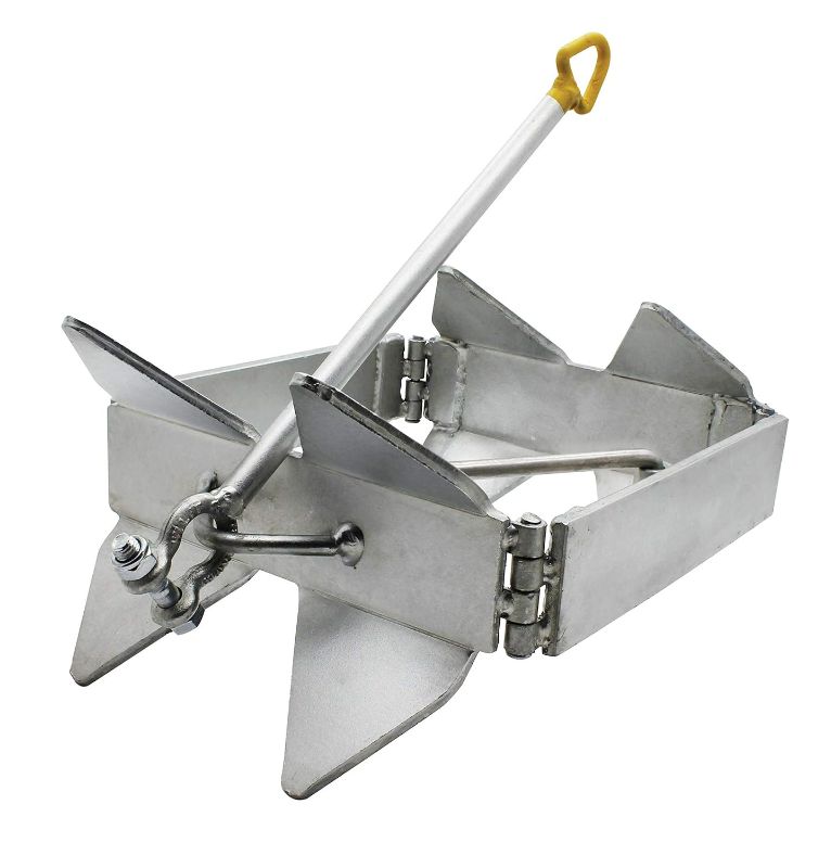 Photo 1 of Extreme Max 3006.6652 BoatTector Zinc-Plated Cube Anchor (Box Style) - 19 lbs.