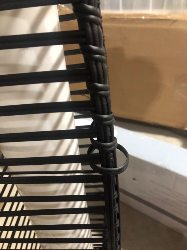 Photo 1 of ***DAMAGED - UNABLE TO TEST - SEE COMMENTS***
Grand patio Outdoor Floor Lamp Solar Powered Lantern Waterproof Resin Wicker Boho Deck Lights for Garden Porch Decor, Large Crossover
