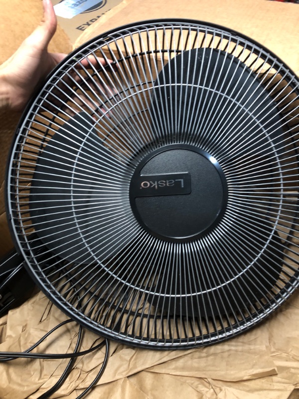 Photo 1 of ***USED - MISSING REMOTE - OTHER PARTS LIKELY MISSING AS WELL - BLADES DON'T SPIN***
Lasko S16612 Oscillating 16? Adjustable Pedestal Stand Fan with Timer, Thermostat and Remote for Indoor, Bedroom, Living Room, Home Office & College Dorm Use, 16 Inch, Bl