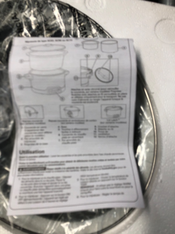 Photo 5 of ***SEE NOTES*** Hamilton Beach 7-Quart Programmable Slow Cooker With Flexible Easy Programming, Dishwasher-Safe Crock & Lid, Silver (33473)