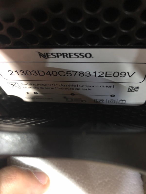 Photo 2 of Nespresso Inissia Espresso Machine by De'Longhi,24 oz, Black Machine 