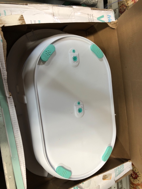 Photo 2 of 4-in-1 Grow-with-Me Bath Tub by Frida Baby Transforms Infant Bathtub to Toddler Bath Seat with Backrest for Assisted Sitting in Tub