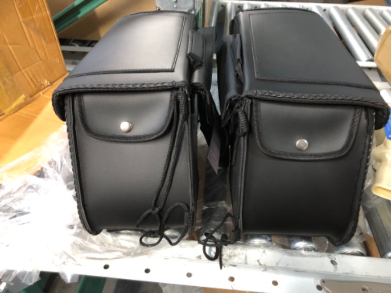 Photo 4 of Dream Apparel Universal PVC Motorcycle Saddlebag With Heavy Duty Quick Release SD4065