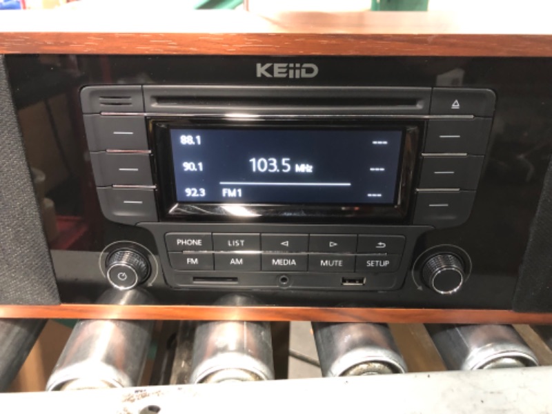 Photo 3 of KEiiD CD Player with Speakers Bluetooth for Home Stereo System Boombox FM Radio USB SD AUX Remote Control, 28 Inch Long 20 Pounds Weight