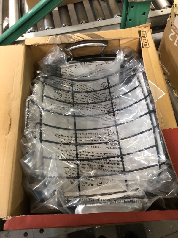 Photo 1 of Chef Pomodoro Deluxe Large Carbon Steel Roasting Pan with U-Rack, 18.5 x 14.5-Inch, Extra-Large, Grey – The Ultimate Solution for Flawless Roasts, BBQs, and Oven-to-Table Entertaining X-Large