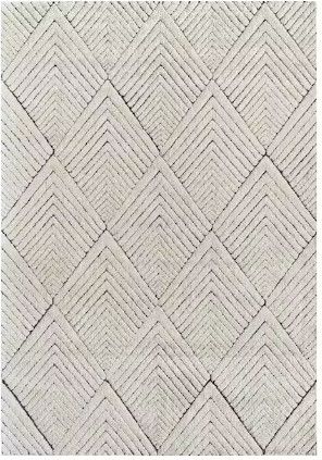 Photo 1 of (READ FULL POST) Cadence Alabaster 2'x4' Contemporary Beige Area Rug
