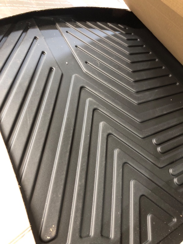 Photo 1 of YITAMOTOR Floor Mats Compatible with F150, Custom Fit Floor Liners for 2015-2023 Ford F-150 SuperCrew Cab, 1st & 2nd Row All Weather Protection, Black Bucket seats