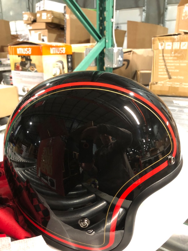 Photo 6 of LOOKS BRAND NEW
Touting five shell sizes, the Bell Custom 500 Helmet allows for a custom fit. Integrated 5 snap pattern for aftermarket shields and visors
Padded chin strap with D-ring closure and strap keeper
Multi Density EPS liner
Stainless Steel D-rin