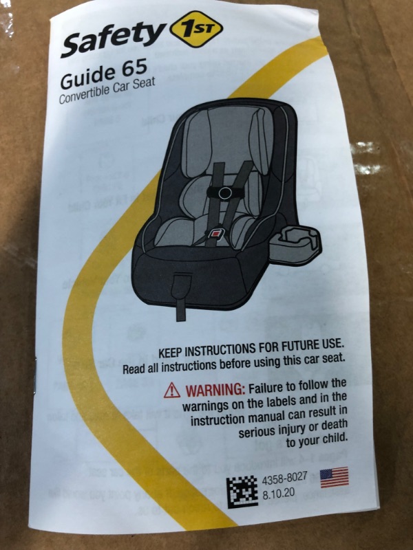 Photo 4 of *LOOKS NEW AND NO SMELL*
Safety 1st Guide 65 Convertible Car Seat, Chambers