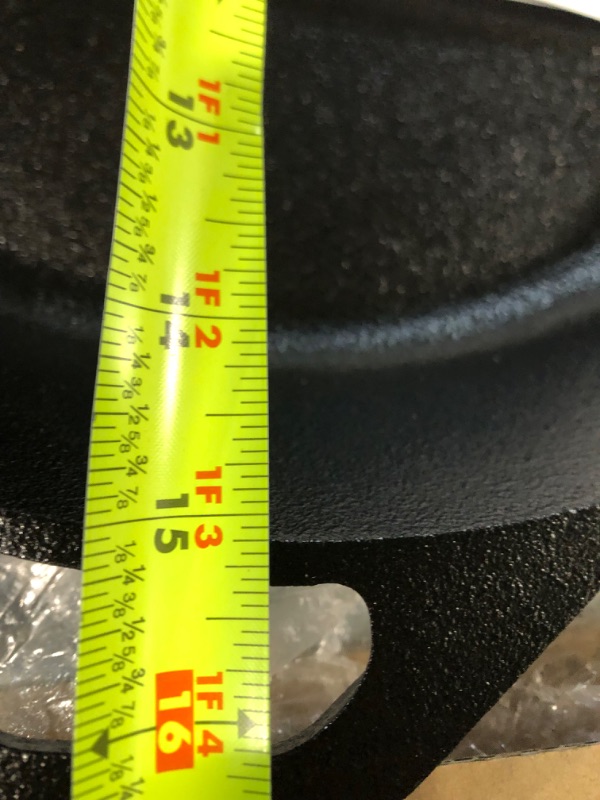 Photo 1 of Amazon Basics Pre-Seasoned Cast Iron Skillet, 15-Inch 15"
