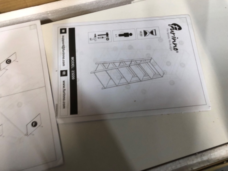 Photo 2 of [FOR PARTS, READ NOTES] NONREFUNDABLE
Furinno Ladder Bookcase Display Shelf, 6-Tier, White White 6-Tier