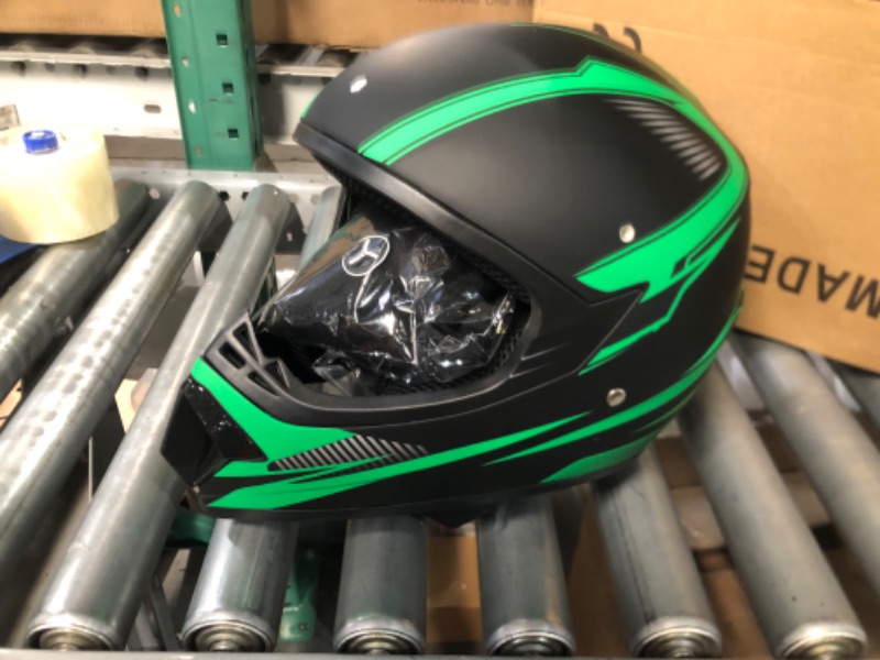 Photo 2 of *****STOCK IMAGE FOR SAMPLE*****
ATV Helmet,Womens ATV Helmet, 4 Wheeler Helmets for Kids,Motocross Helmet Women, Street Riding Dirt Bike Helmets, utv Helmets for Adults DOT Approved Green XL