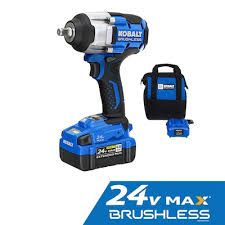 Photo 1 of ***SEE NOTES*** Kobalt Next-Gen 24-volt Variable Speed Brushless 1/2-in Drive Cordless Impact Wrench (Battery Included)
