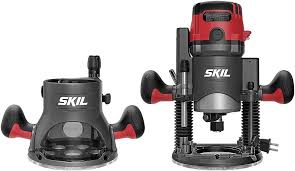 Photo 1 of (used item see images) SKIL 1/4-in and 1/2-in 14-Amp 2.5-HP Variable Speed Combo Fixed/Plunge Corded Router
