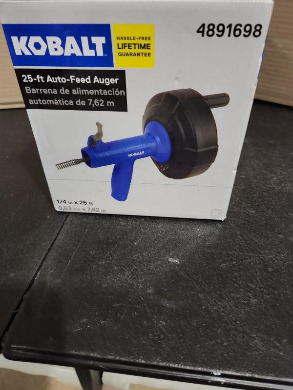 Photo 1 of Kobalt 25ft Auto Feed Auger 4891698 1/4in × 25ft