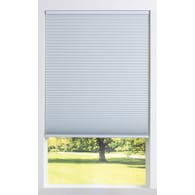 Photo 1 of allen + roth 70-in x 64-in White Blackout Cordless Cellular Shade
