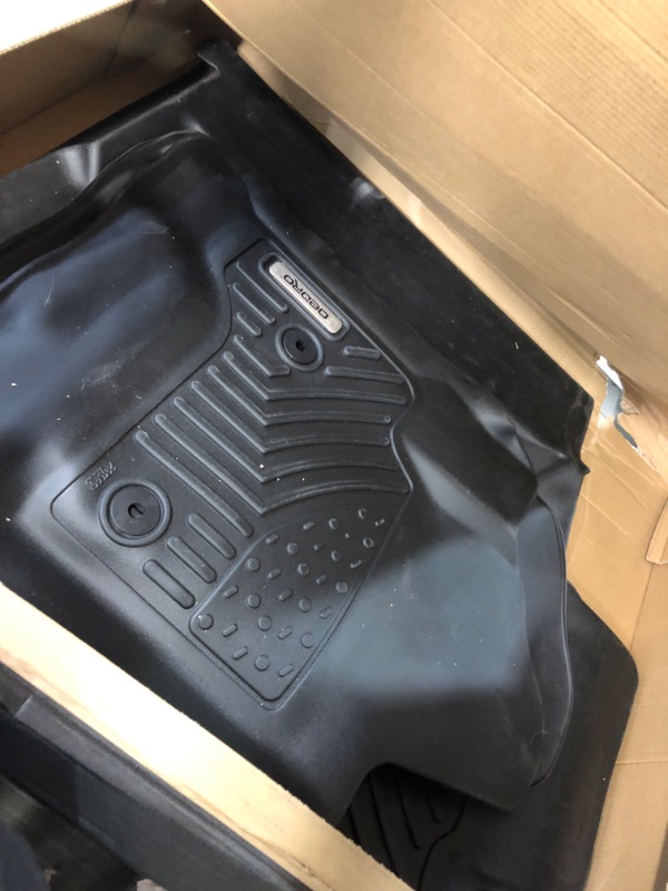 Photo 2 of OEDRO Floor Mats Compatible for 2014-2018 Silverado/Sierra 1500, 2015-2019 2500HD/3500HD Crew Cab