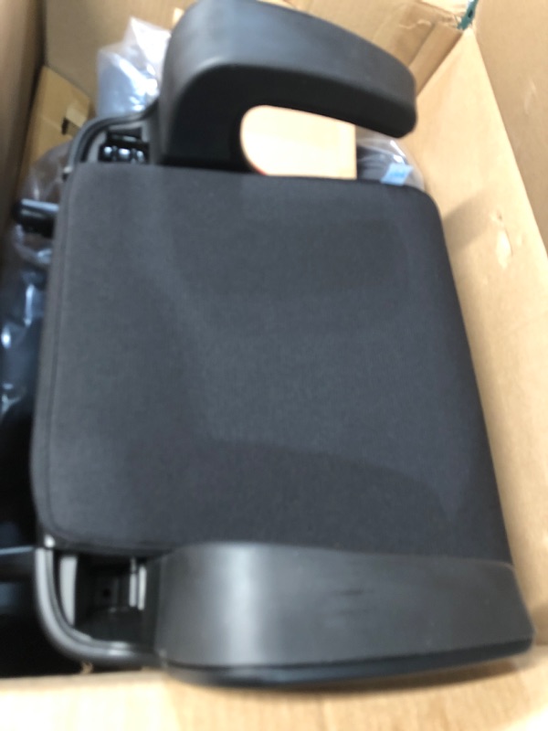 Photo 1 of Clek Oobr High Back Booster Car Seat with Rigid Latch, Railroad (Flame Retardant Free)