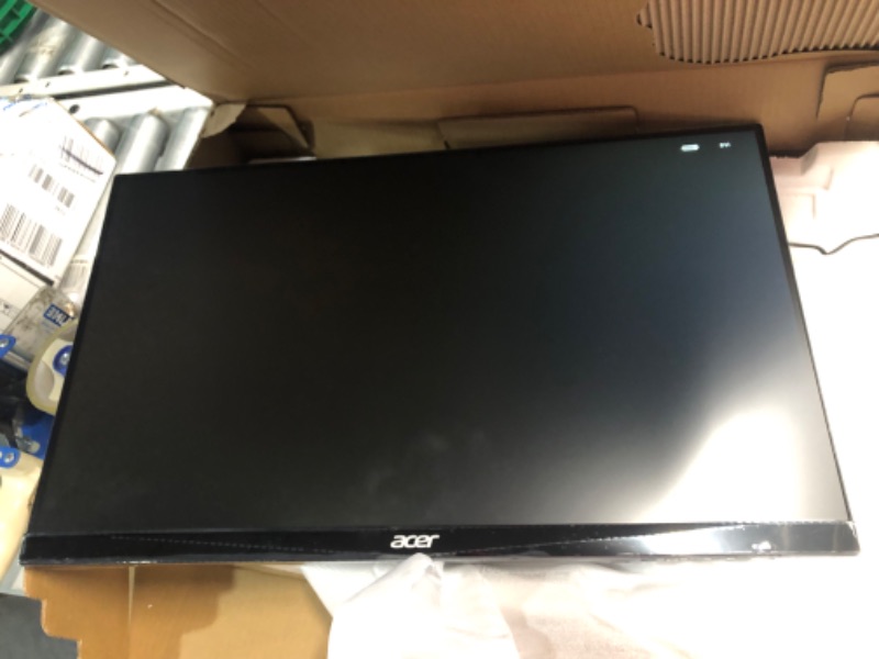 Photo 3 of Acer R240HY bidx 23.8-Inch IPS HDMI DVI VGA (1920 x 1080) Widescreen Monitor, Black Full HD USB Streaming 2MP Webcam with Digital Microphone With Webcam 23.8-inch IPS 60Hz