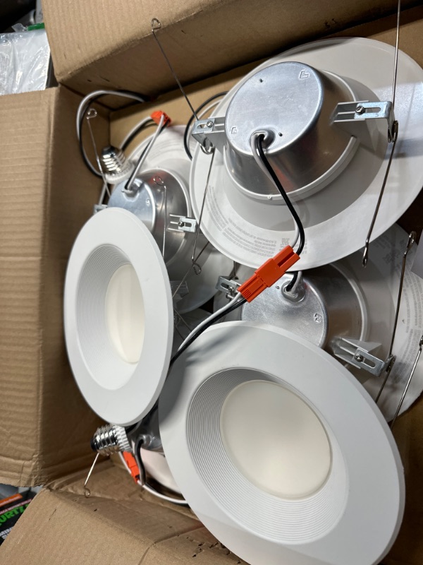 Photo 2 of (used0)(see all images) Amico 5/6 inch 5CCT LED Recessed Lighting 12 Pack, Dimmable