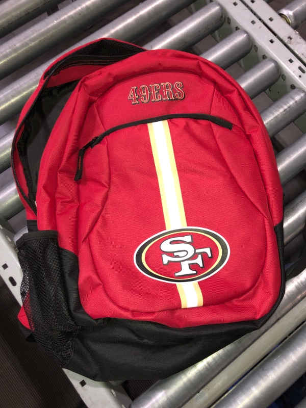 Photo 2 of (NON-REFUNDABLE) foco NFL Team Logo Action Backpack San Francisco 49ers One Size Team Color