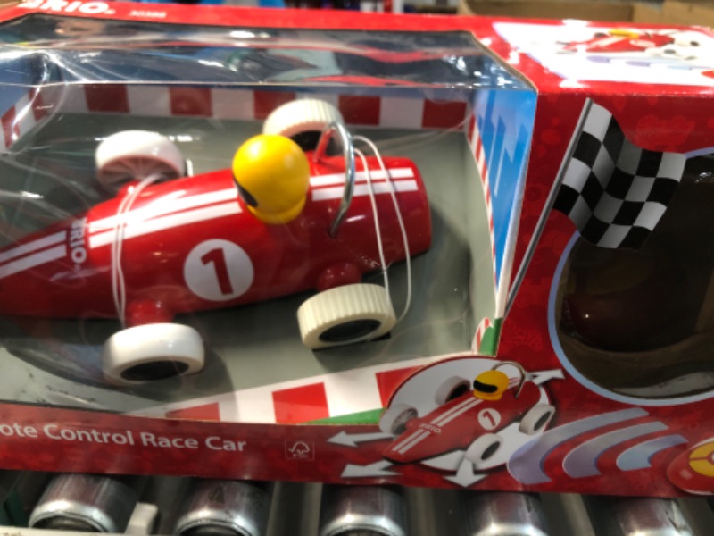 Photo 2 of Brio 30388 R/C Race Car | Battery Operated Toy Remote Control Race Car for Toddlers Age 2 and Up