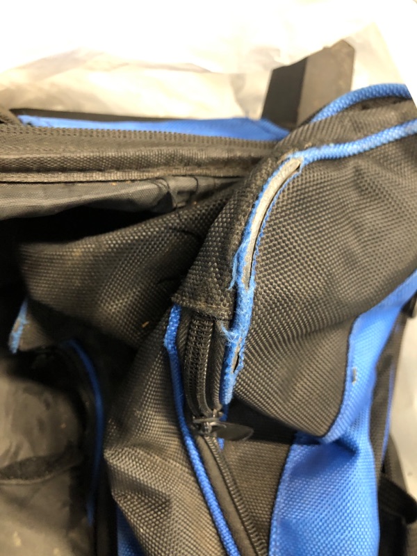 Photo 2 of **NON-REFUNDBALE, PARTS ONLY** Baseball Catcher's Gear Bag with Wheel?Rolling Softball & Baseball Bat Bag?Professional Baseball Equipment Bag for Baseball Coaches and Catchers?Double-layers Storage Space?Baseball Bag with Shoe Compartment