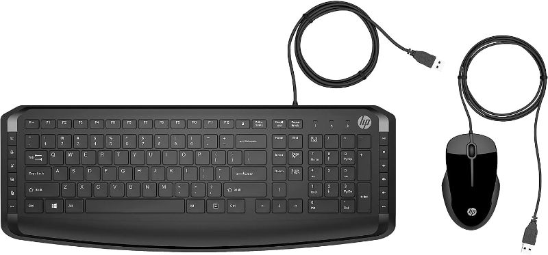 Photo 1 of ***READ NOTES***
HP Pavilion Wired Keyboard and Mouse 200 (WHITE) - USB-A Plug-and-Play - Full-Sized Keyboard with Numeric Keypad, Enhanced F1-F12 Keys, & 12 Hotkeys - 1600 DPI Mouse - Windows Compatible (9DF28AA#ABL)