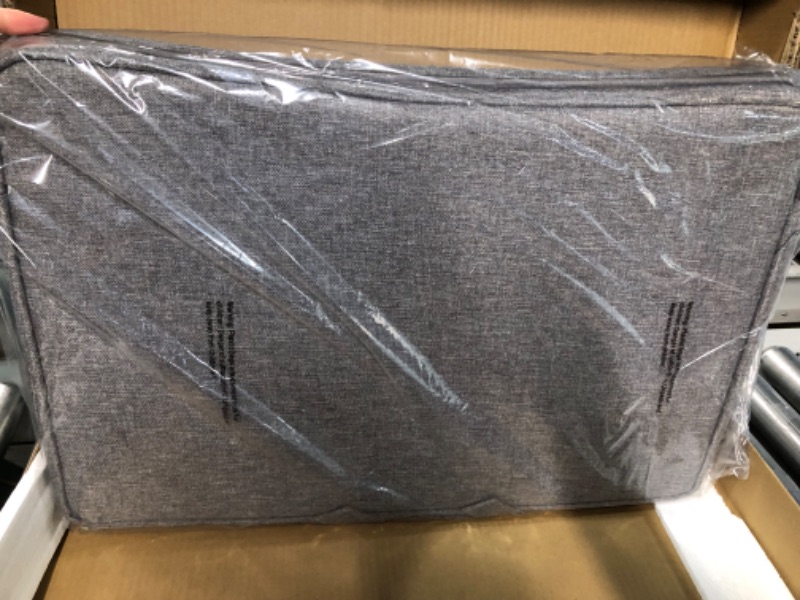 Photo 1 of Lap Desk Laptop Bed Table: Home Office Portable Computer Lapdesk with Soft Cushion and Storage Bag - Wood 15.6"