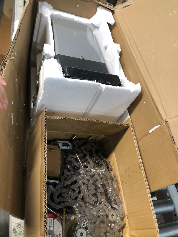 Photo 1 of Automatic Sliding Gate Opener with 2 Remote Controls, Heavy Duty Chain Driven Sliding Gate Motor Opener kit 