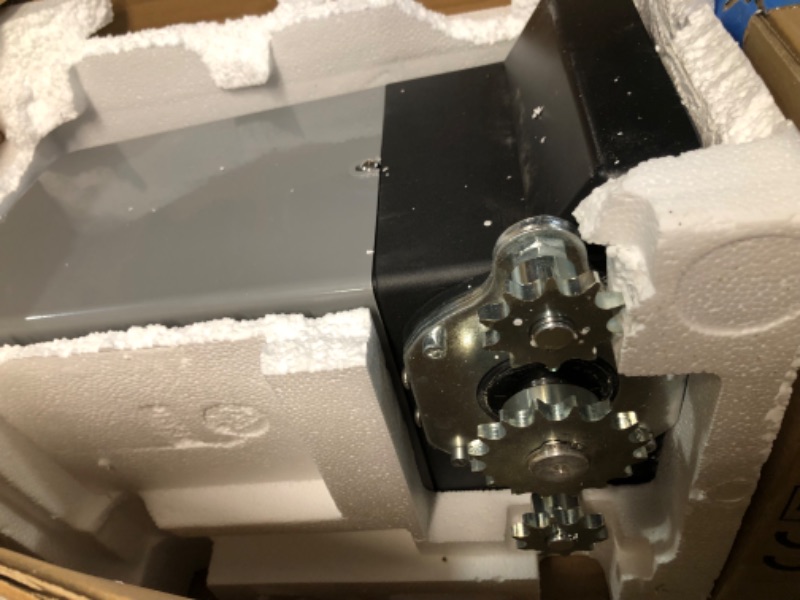 Photo 1 of Automatic Sliding Gate Opener with 2 Remote Controls, Heavy Duty Chain Driven Sliding Gate Motor Opener kit 