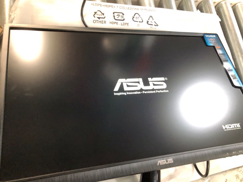 Photo 2 of ASUS 23.8” Full HD Computer Monitor, 1080p, HDMI, VGA, Eye Care, 178° Wide Viewing Angle - VA249HE, Black