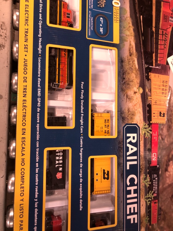 Photo 2 of Bachmann Trains - Rail Chief Ready To Run 130 Piece Electric Train Set - HO Scale