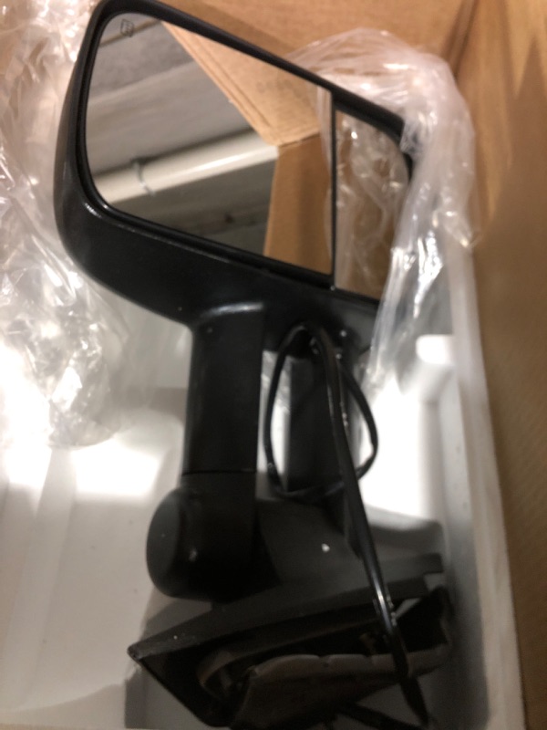 Photo 6 of (please see all images) New Pair Towing Mirrors Manual Operated Textured Black Telescoping Trailer Side Mirrors Fit Chevy/GMC/