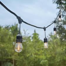 Photo 1 of [FOR PARTS, READ NOTES] NONREFUNDABLE
Outdoor/Indoor 24 ft. 12 Socket Plug-in LED S14 Edison Bulb Black String Light
