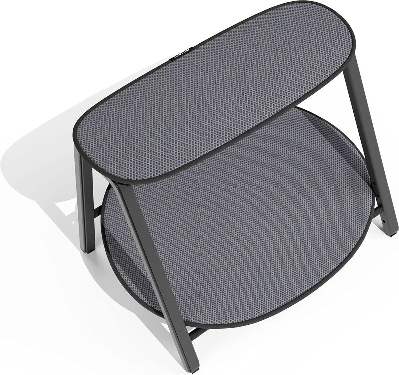 Photo 1 of 'roumo DSP with Mesh Dark Gray Cover' Desk Footrest That Fits My Body, Height Adjustment Double Tier Step Stool