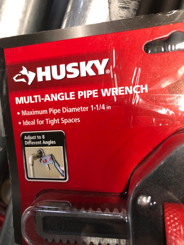 Photo 1 of Husky Multi-Angle Pipe Wrench