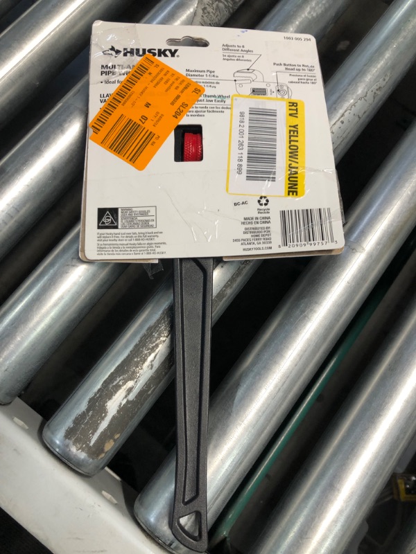 Photo 1 of Husky Multi-Angle Pipe Wrench