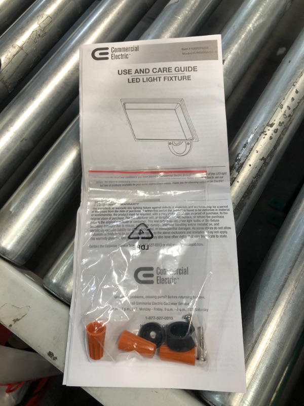 Photo 1 of ***READ NOTES***Commercial Electric 46-Watt Bronze Outdoor Integrated LED Street Lamp Flood Light with Dusk to Dawn Control