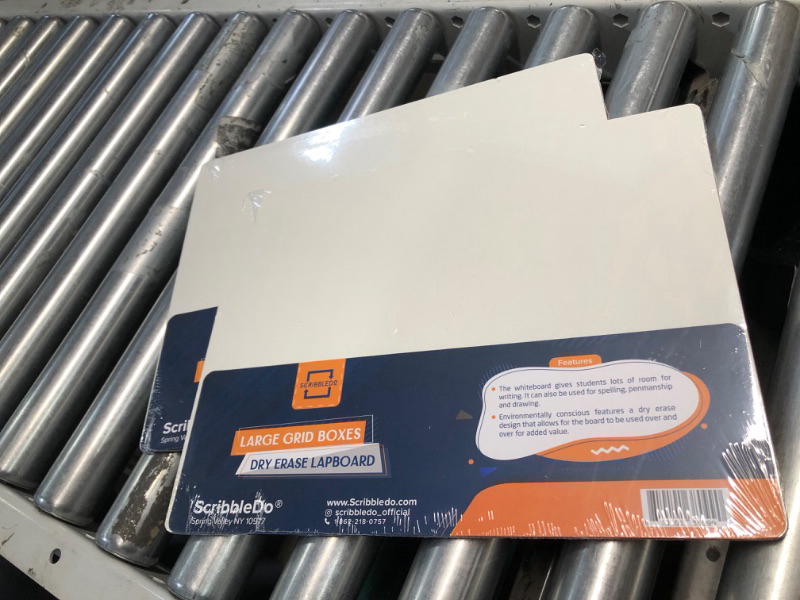 Photo 1 of **NON-REFUNDABLE** 2 PACK
SCRIBBLEDO 11”x14” Large Graph Dry Erase Grid Board Double-Sided White Board .75” Cells Drawing Math Grid Lines 