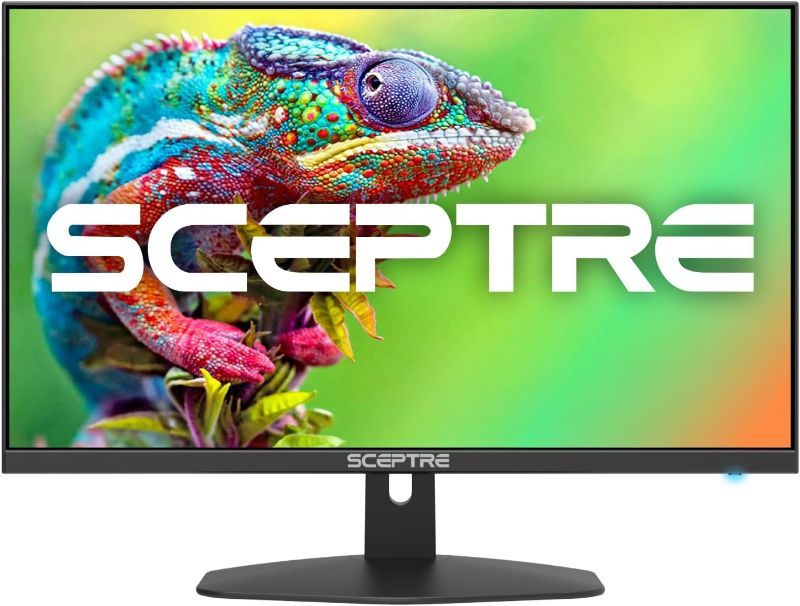 Photo 1 of Sceptre New 24-inch Gaming Monitor 100Hz 1ms DisplayPort HDMI x2 100% sRGB AMD FreeSync Build-in Speakers, Eye Care Frameless Machine Black