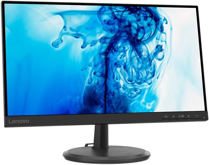 Photo 1 of Lenovo D22e-20 - Everyday Monitor - 21.5" FHD Display - 75Hz - AMD Free Sync - Low Blue Light Certified - HDMI - VGA - Tilt Stand