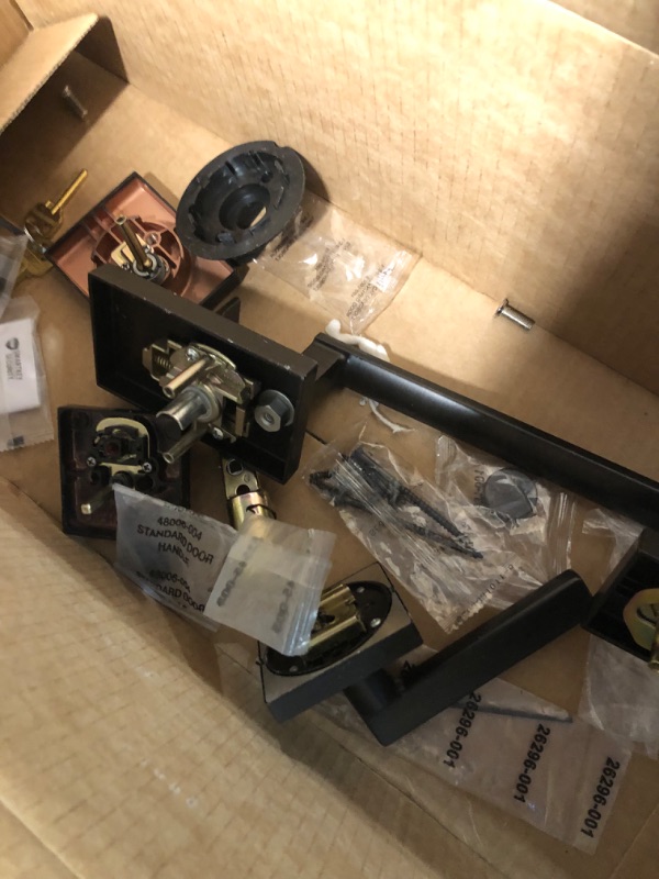 Photo 1 of **NON-REFUNDABLE**NO RETURNS**PARTS ONLY*** 
****BY BIDDING ON THIS ITEM, YOU UNDERSTAND THAT THIS SALE IS FINAL AND ITEM CANNOT BE RETURNED***
Kwikset 98180-001 San Clemente Single Cylinder Low Profile Handleset Front Door Lock 