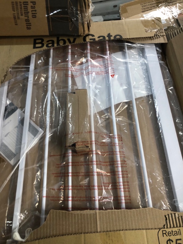 Photo 1 of Baby Gate for Stairs, 29.9" High Safety Pet Gates for Dogs, Fits Between 25.5" and 28.3"