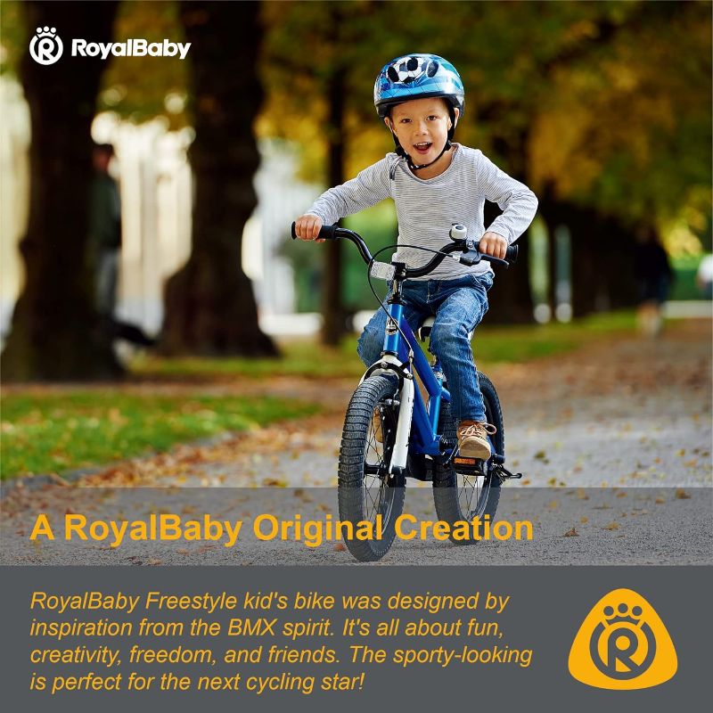 Photo 3 of (READ FULL POST) RoyalBaby Freestyle Kids Bike 12 14 16 18 20 Inch Bicycle for Boys Girls Ages 3-12 Years