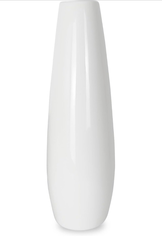 Photo 1 of 18 Inch White Vase