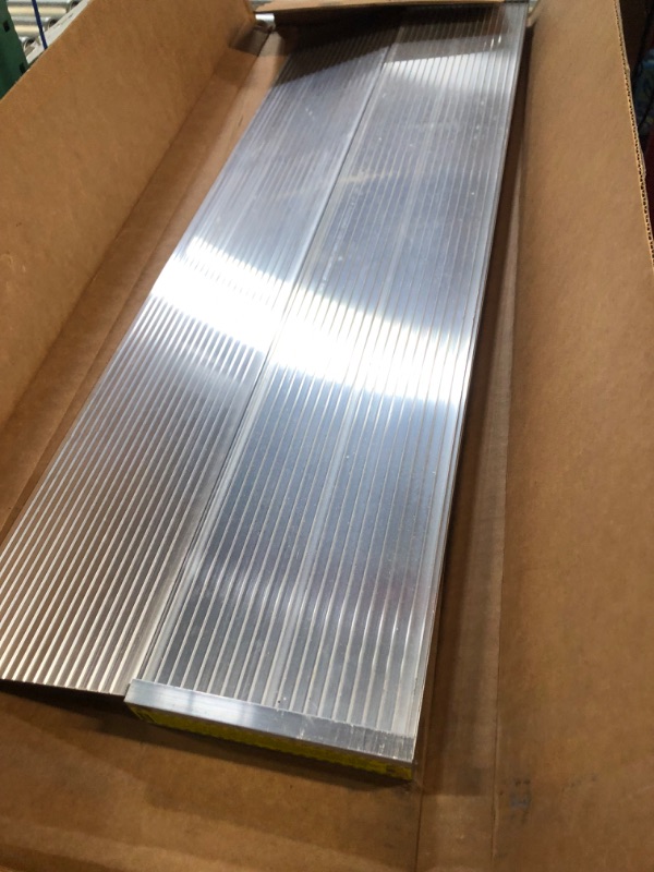 Photo 1 of EZ-Access Transitions Aluminum Threshold Ramp with Adjustable Height up to 2-3/4", 12" L x 36-1/4" W 12x36.25 Inch (Pack of 1)