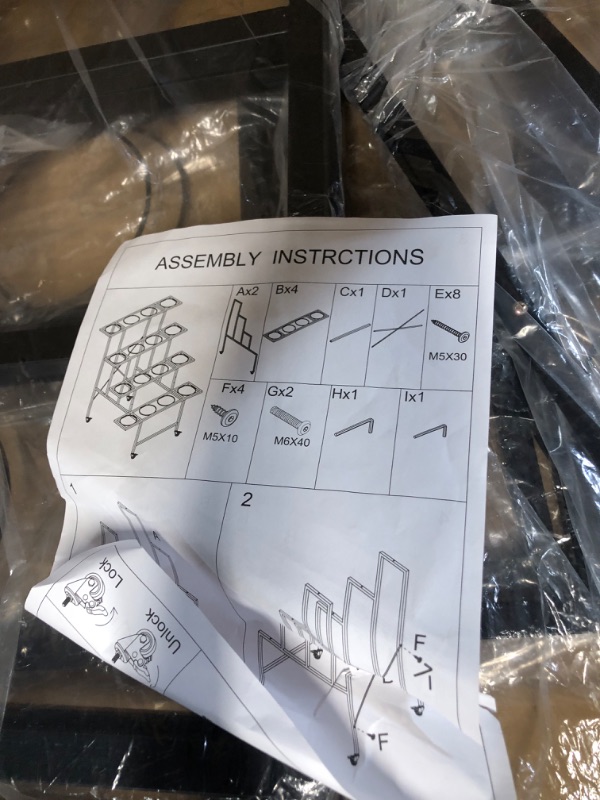 Photo 1 of Flower Display Stand with 16pcs Plastic Buckets for Fresh Flowers Heavy Duty Garden Cart Moving Flower Bucket Stand with Wheels. 4 Tier