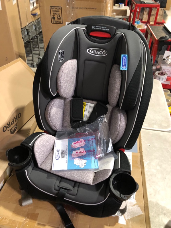 Photo 4 of ***USED - MANUFACTURED ON SEP 15 2022***
Graco SlimFit 3 in 1 Car Seat -Slim & Comfy Design Saves Space in Your Back Seat, Darcie, One Size SlimFit Darcie