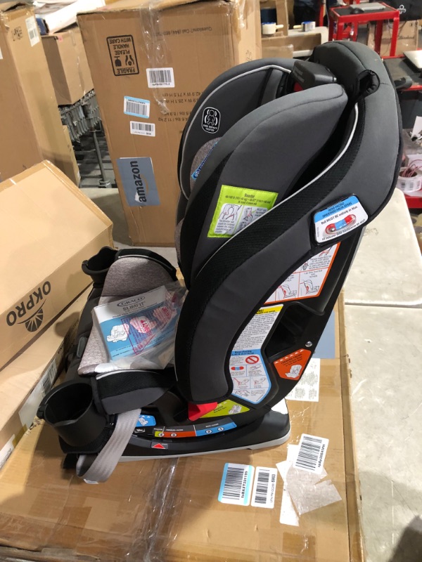 Photo 5 of ***USED - MANUFACTURED ON SEP 15 2022***
Graco SlimFit 3 in 1 Car Seat -Slim & Comfy Design Saves Space in Your Back Seat, Darcie, One Size SlimFit Darcie